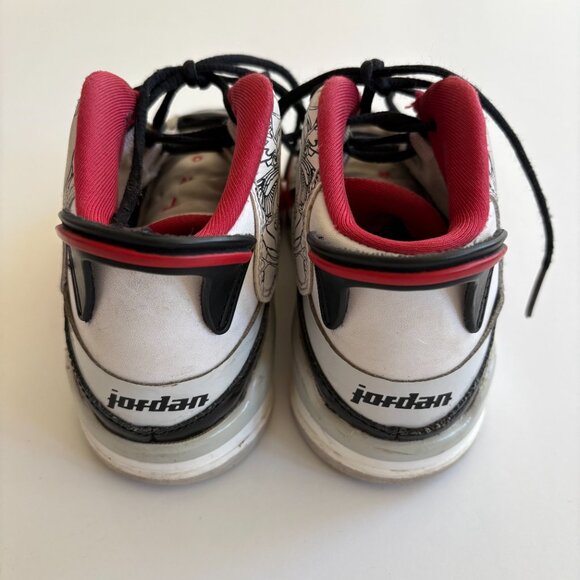 Nike Air Jordan DUB Zero White Varsity Red (GUC) - Picture 5 of 7